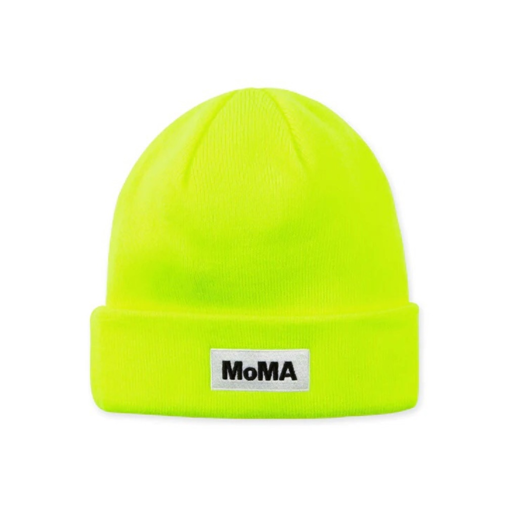 MoMA Beanie Neon Yellow